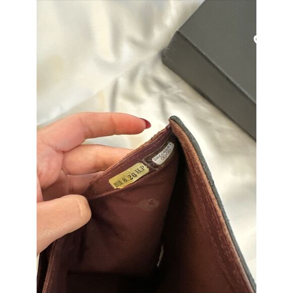 CHANEL Flap Wallet Quilted Black Silver Tone Hardware W/box - Picture 15 of 16